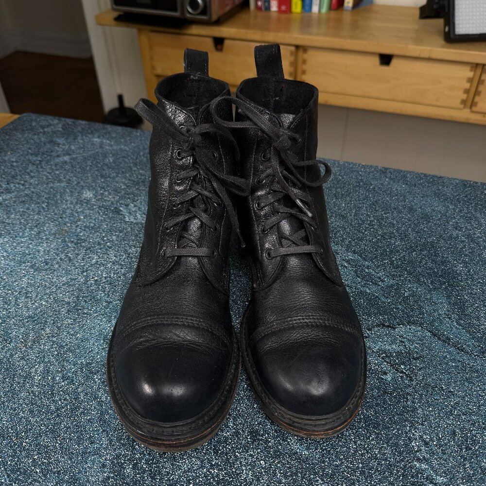 Allen Edmonds Black Lace Up Boot Size 9